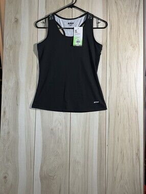 Prince Women's Tennis Racerback Tank Top Black Extra Small New With Tag's.